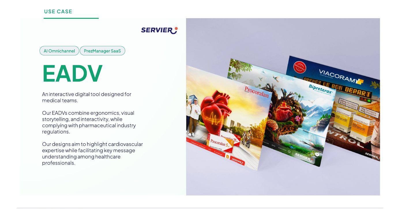 eADV designs for cardiovascular products.