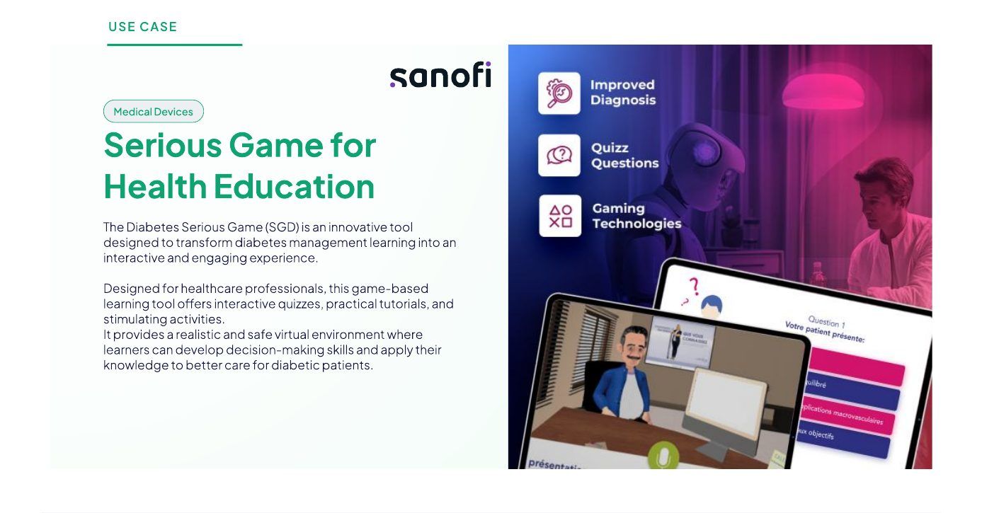 Improved diagnosis, quiz questions and gaming technologies.