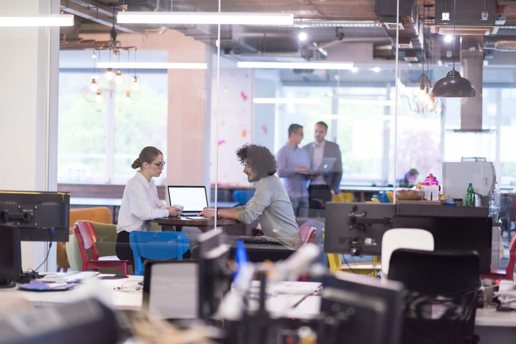 Pixels Trade engineering team at work in the Geneva office