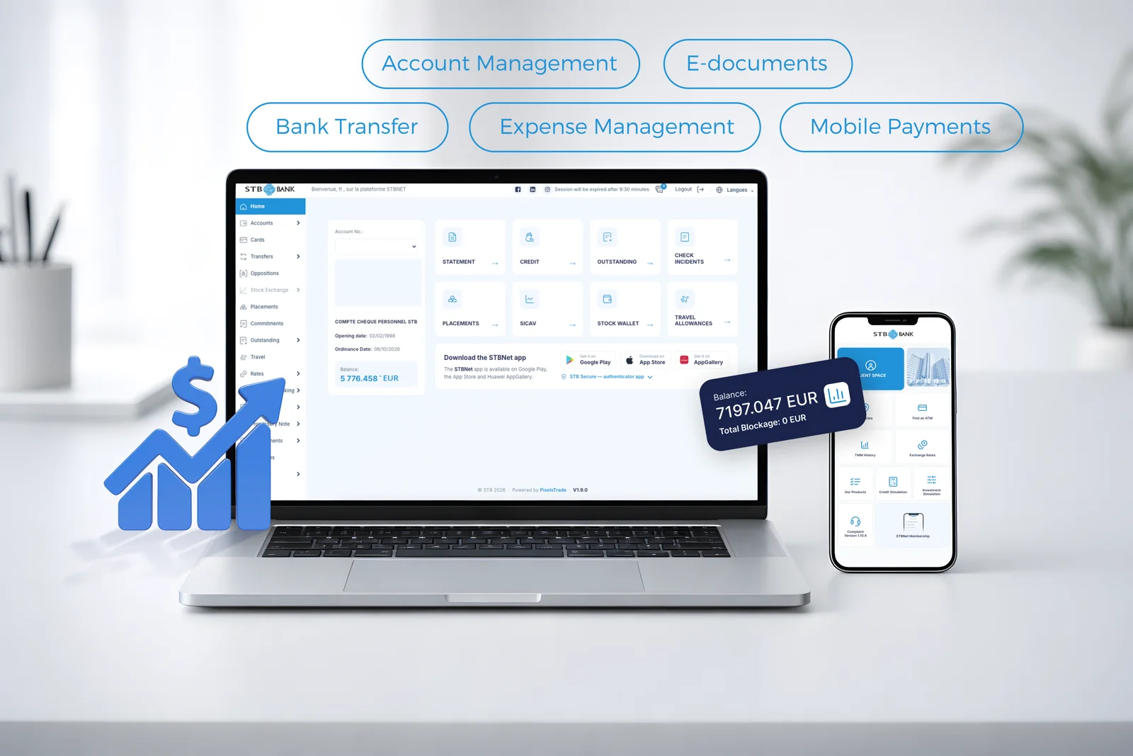 STB internet and mobile banking